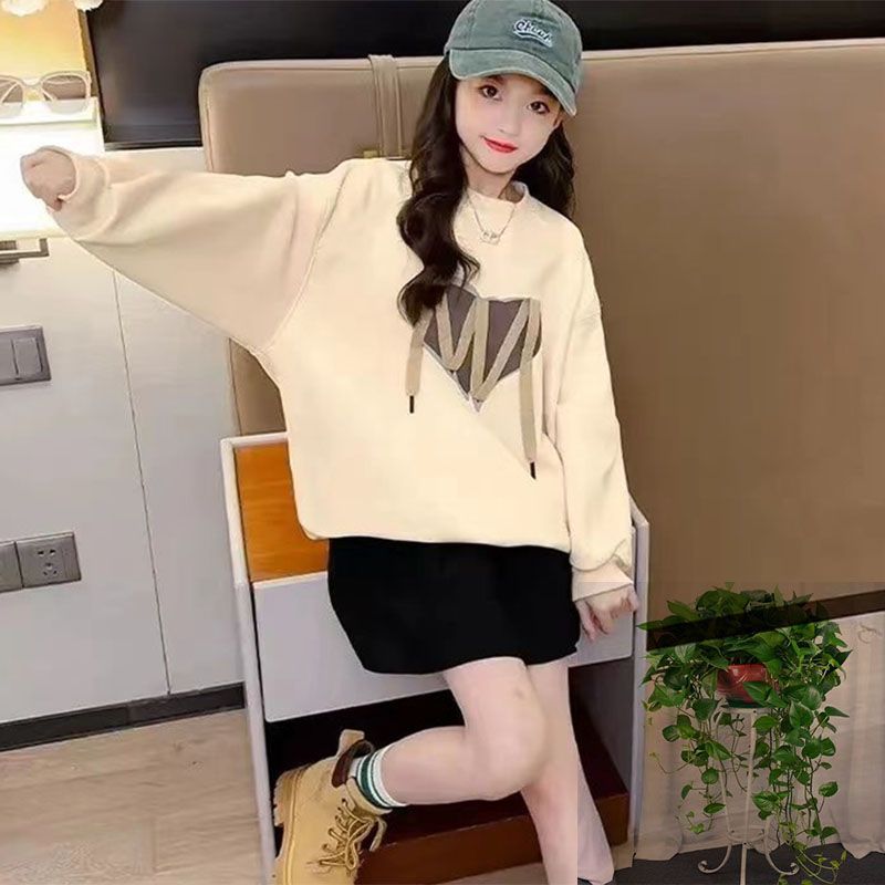 优选2儿童8卫衣春秋上衣女童秋冬装3新款女童上衣洋气中大童潮流9