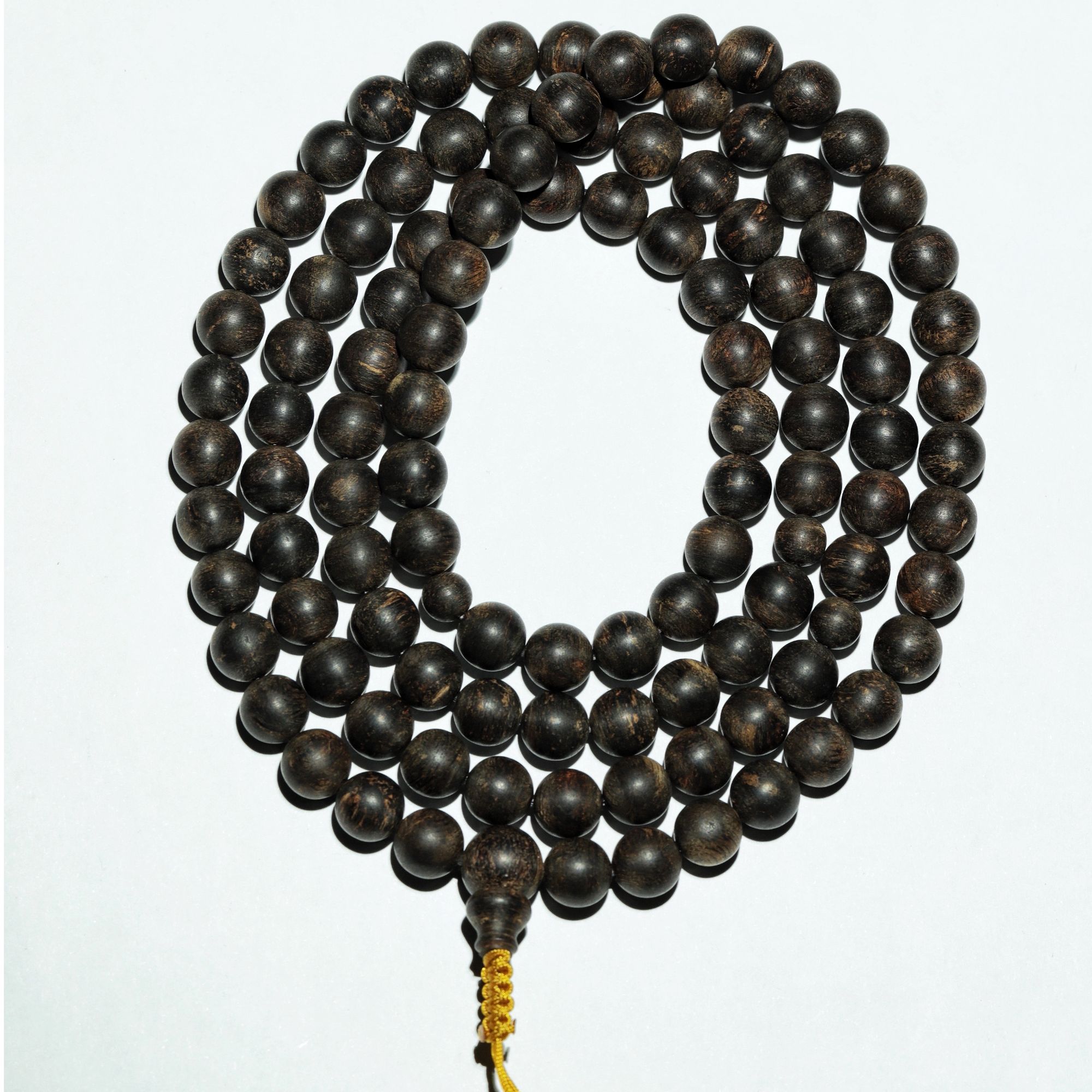 阿九沉香 0.8cm-47g 正区文莱奇楠种老料  沉水 多圈手串