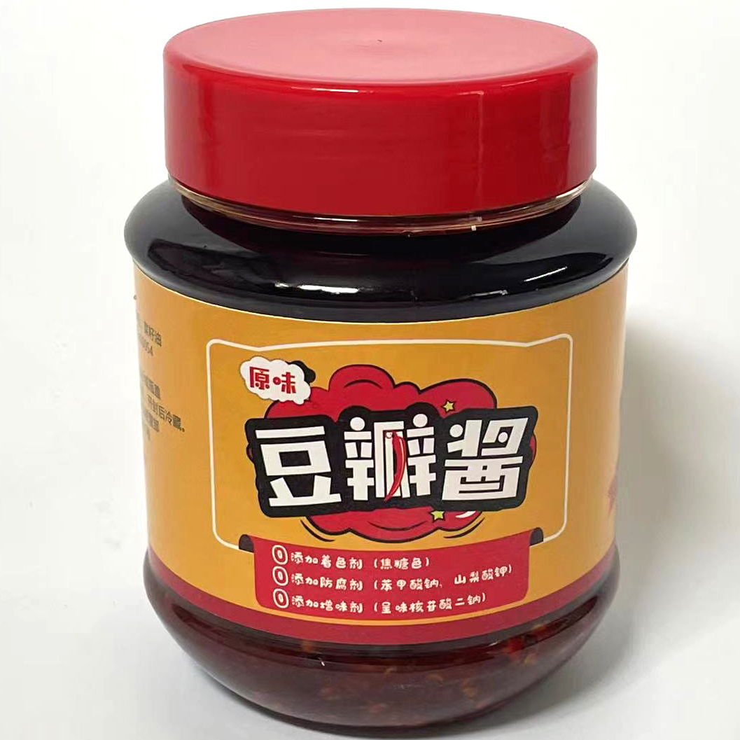 杨丹丹豆瓣酱正宗传统四川风味红油辣椒七星椒调味酱1斤装美味