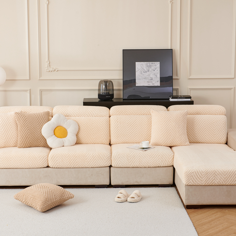 毛绒款冬季加厚毛绒防尘弹力沙发笠