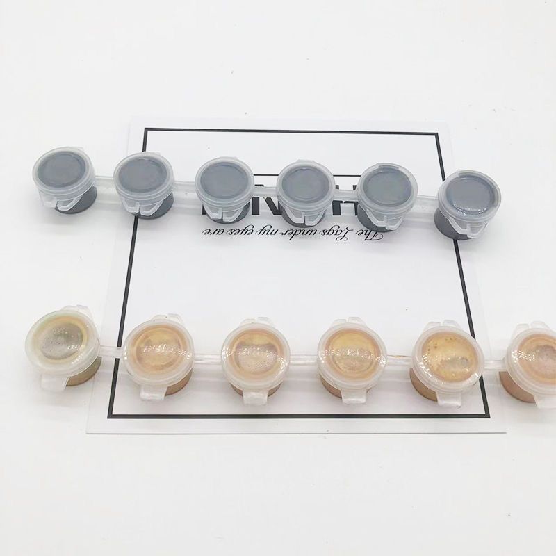 整条6连体金色银色白色丙烯颜料手绘diy手工防水彩绘涂色搪胶免烤