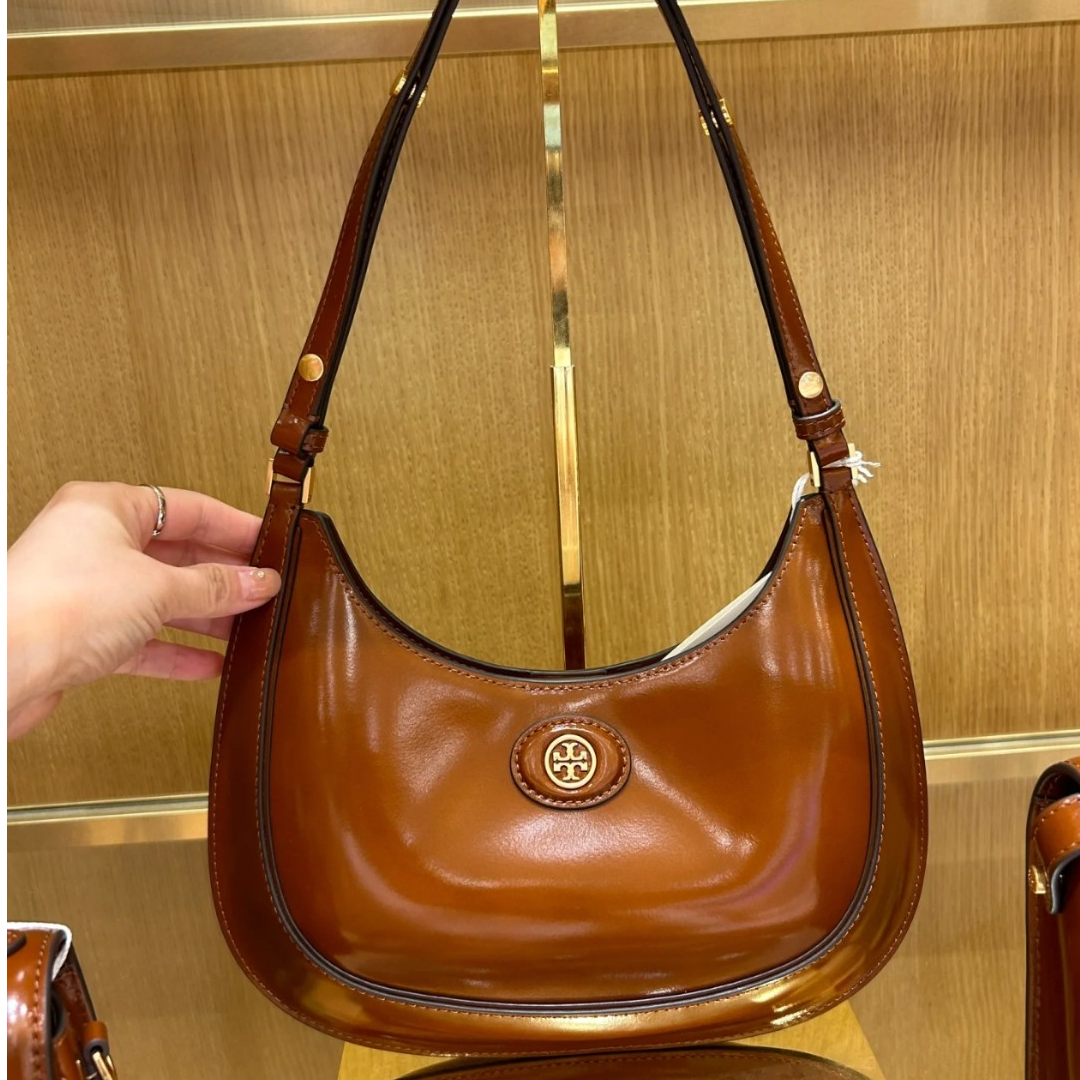 TORY BURCH/汤丽柏琦秦岚TB新月女包腋下包手提单肩包 154729 