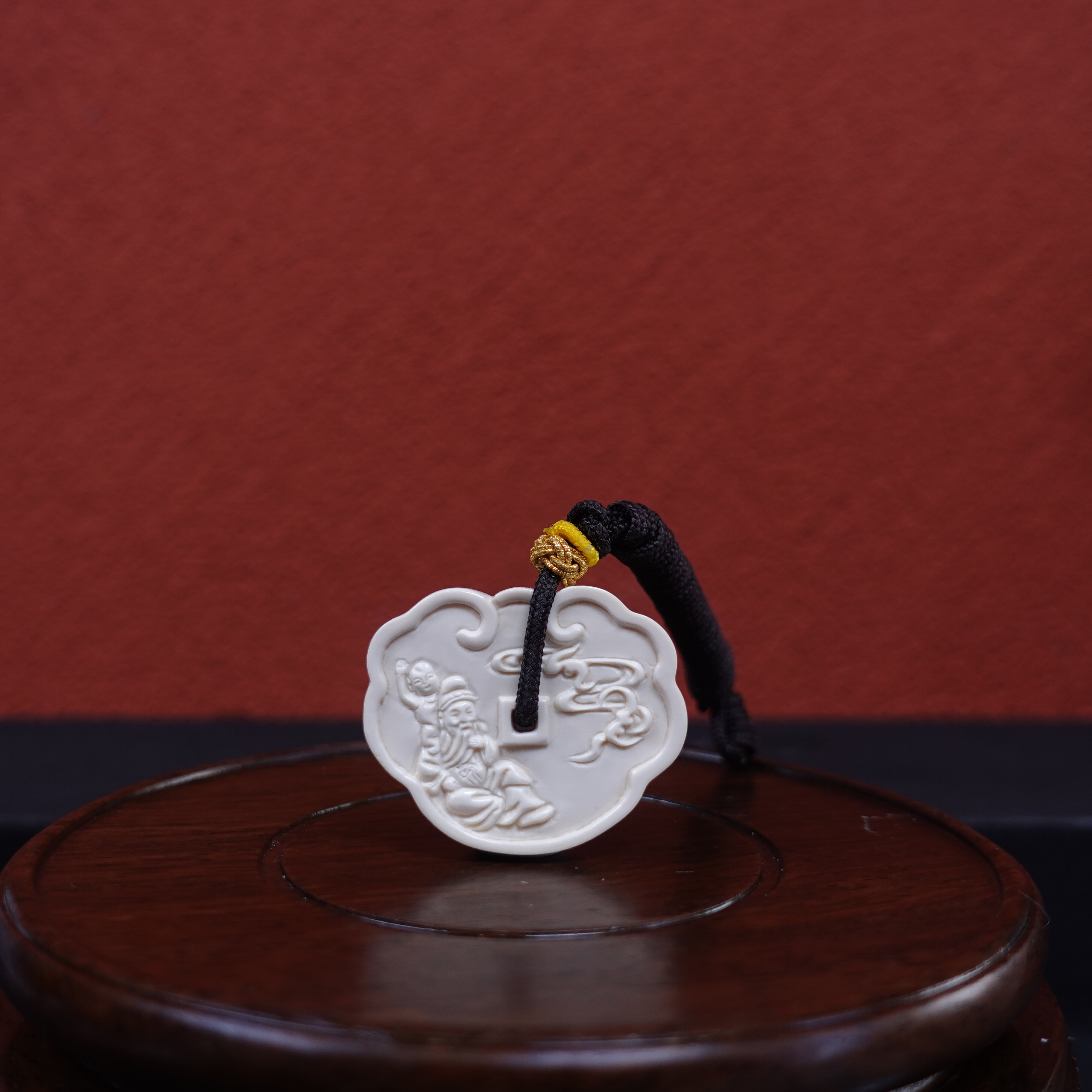 胡北(省大) 猛犸牙天官赐福挂件 Y282