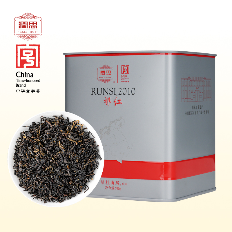 【润思】祁门红茶特级祁红毛峰香螺核心产区果蜜香口粮茶罐装300g