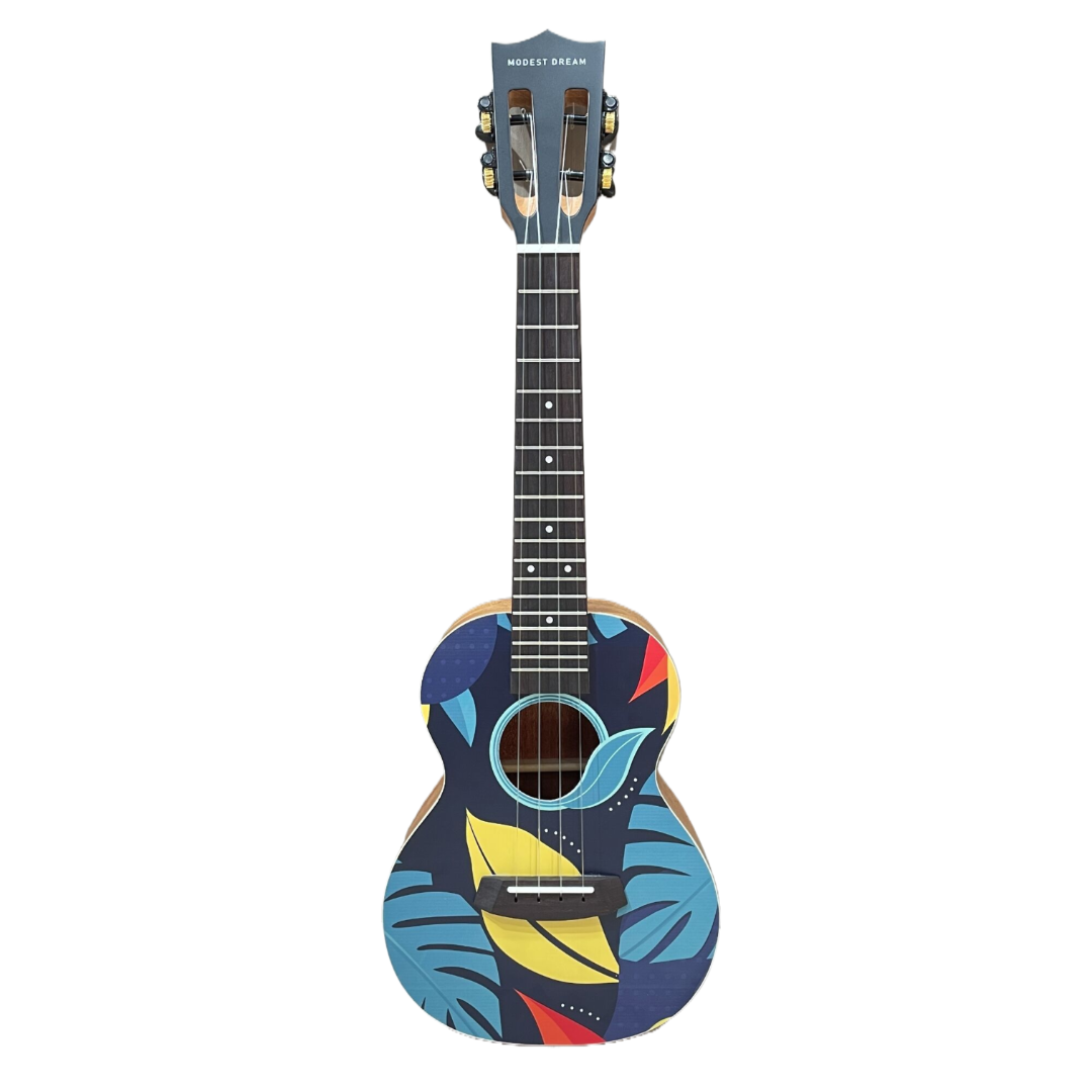 谦梦自然回响云杉桃花芯面单碳素琴弦尤克里里初学演奏推荐