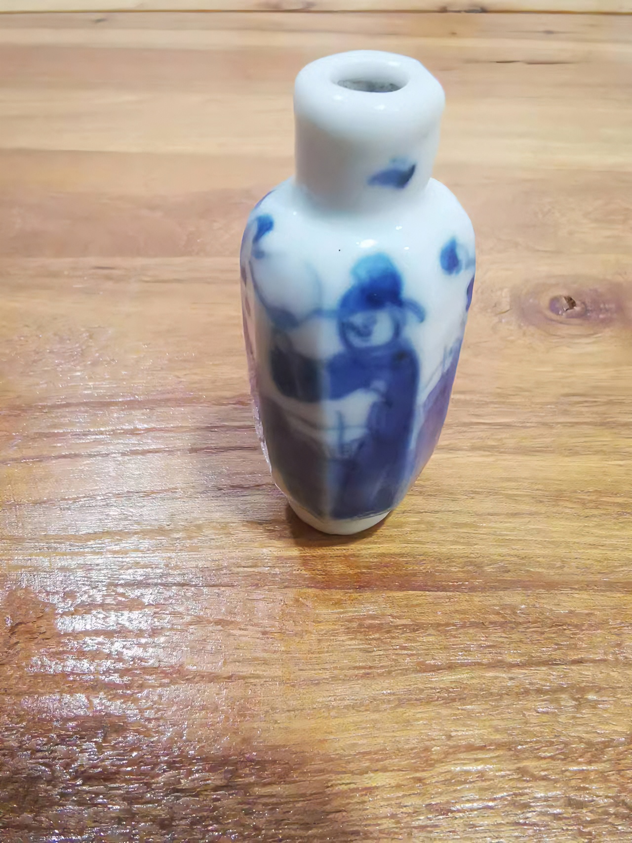 鼻烟壶青花仿古瓷古玩