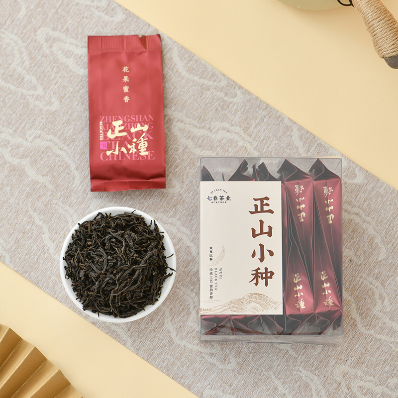 七春茶叶 武夷红茶正山小种50克装10泡