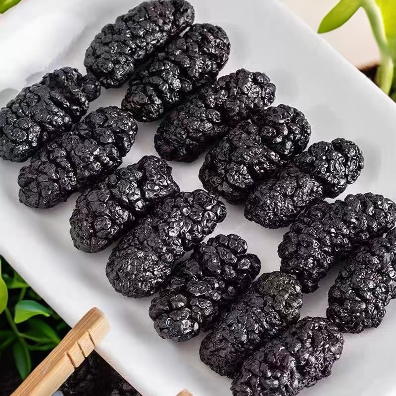 新疆黑桑葚干泡水桑椹干果大果优质泡茶泡酒头茬营养原味新货无沙