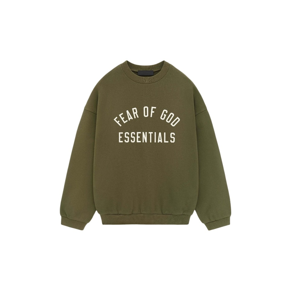 【SS24/第13季】Heather Wood 宽松徽标字母图案圆领长袖卫衣