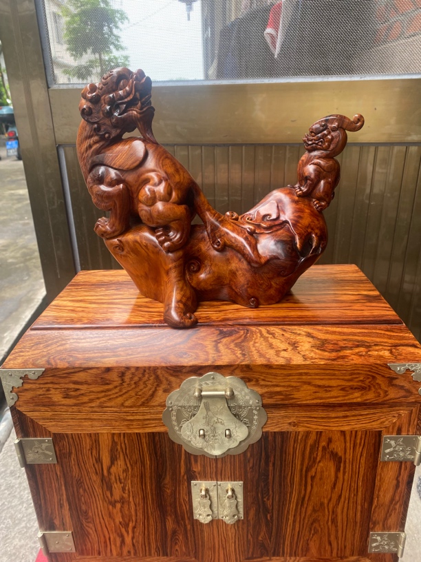 海南黄花梨降香黄檀湘工作品望子成龙