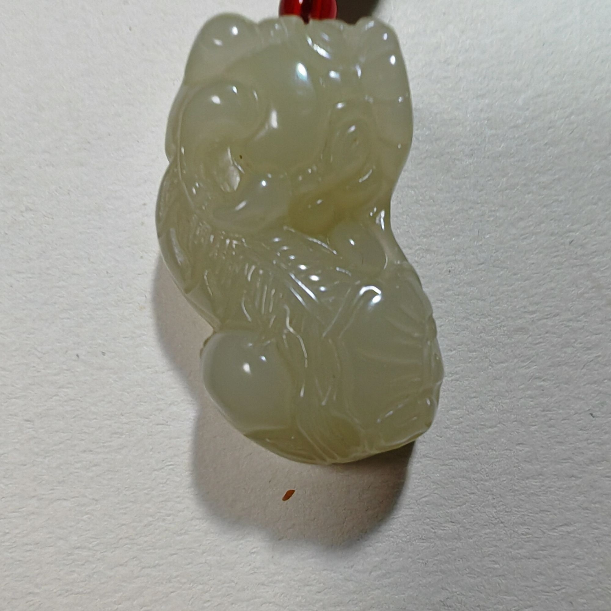 和田玉吊坠精雕仿古工艺