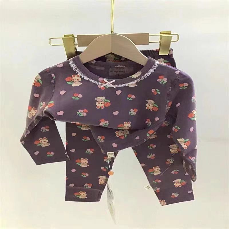 (随机2套)90码-170码秋冬男女宝秋衣秋裤家居服童装