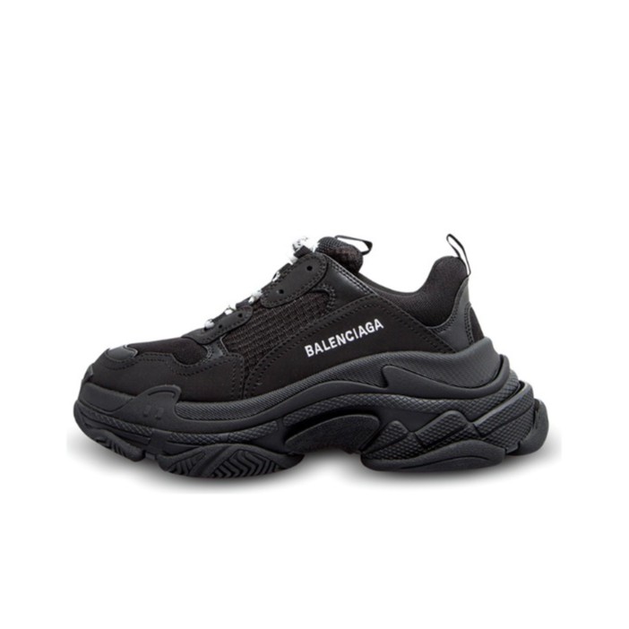 全新未使用  Nico专享/BALENCIAGA TRIPLE S 老爹鞋 复古 黑色