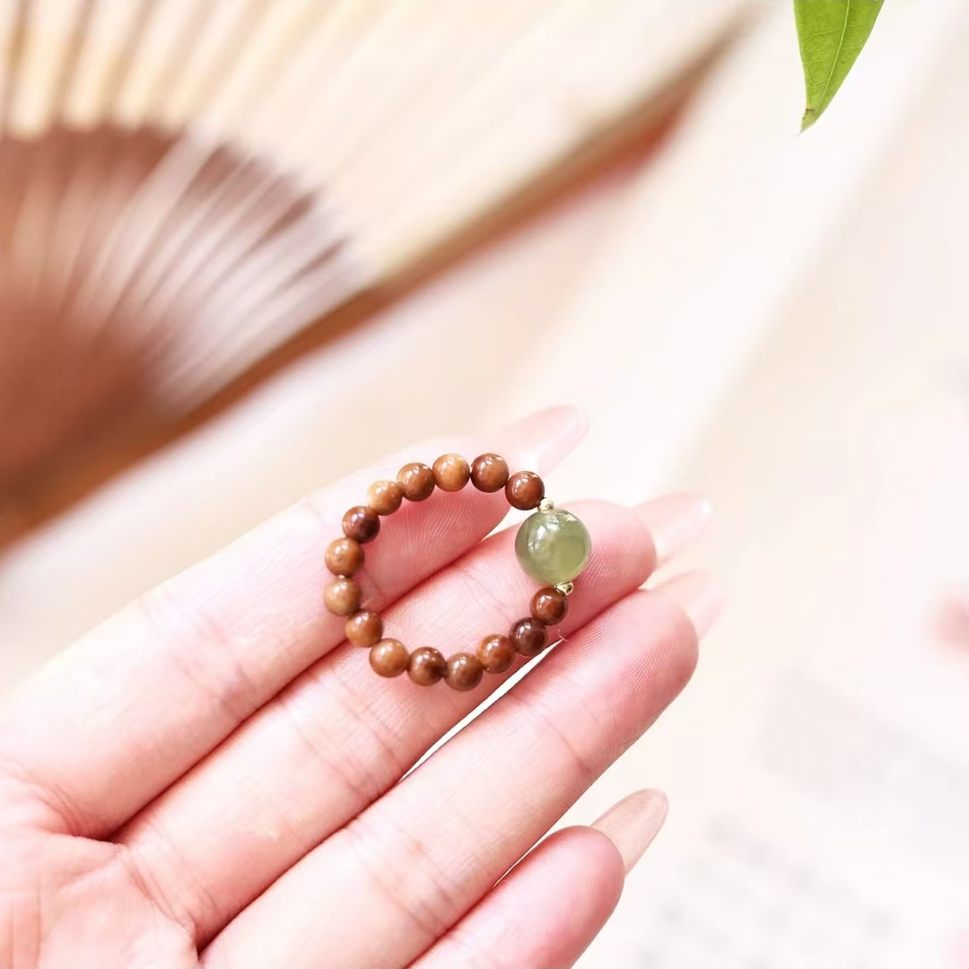 【青绿戒圈】精品高抛库克菩提小米珠0.4mm 小戒圈 菩提手串 菩提果