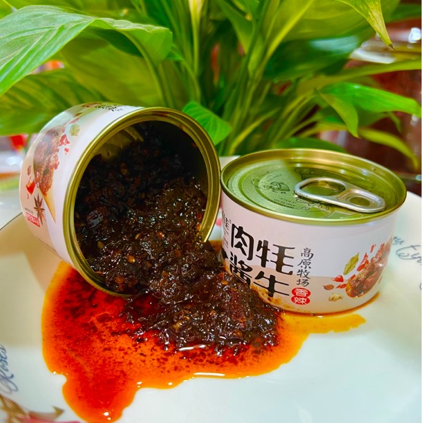 西藏特产牦牛肉酱拌饭佳品开盖即食85克小罐旅游方便携带拍一发五