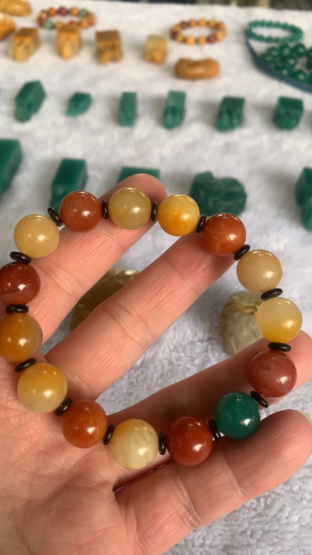 石雕工艺品珠子手串