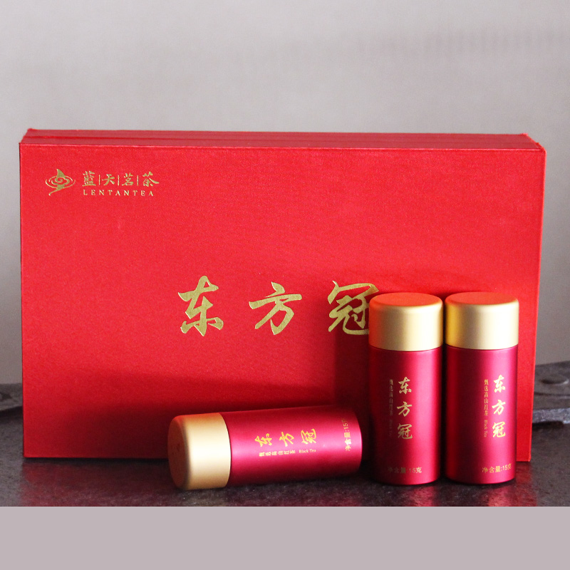 蓝天茗茶信阳红茶东方冠礼盒90g