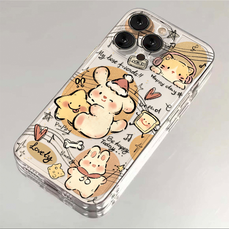 乐谱狗狗苹果15手机壳iPhone14promax新7/8plus软壳13/12/11/xr/6