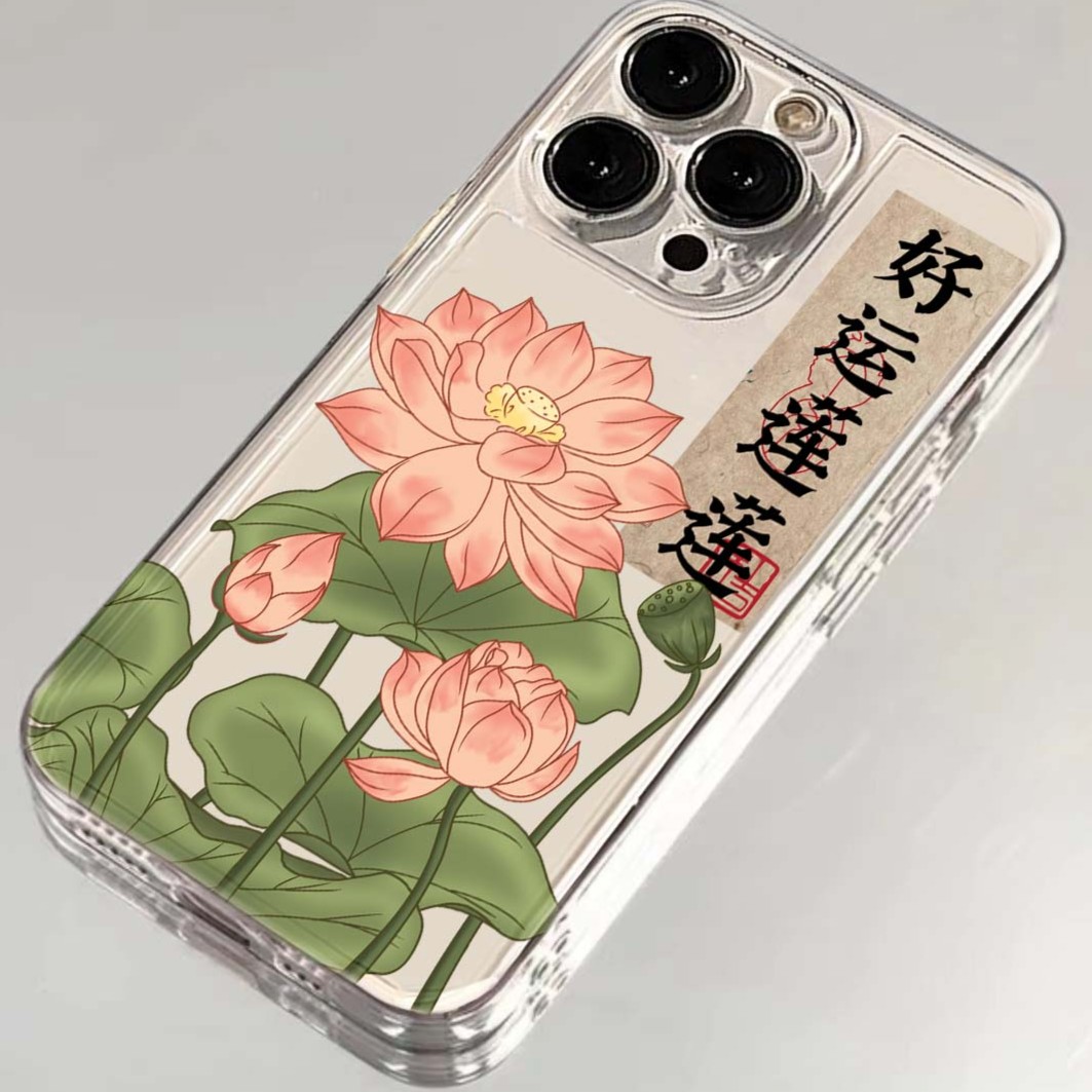 好运莲莲到IQOO12手机壳IQOONEO8/7新IQOOZ8/Z7/Z5软壳iqoo8/neo6