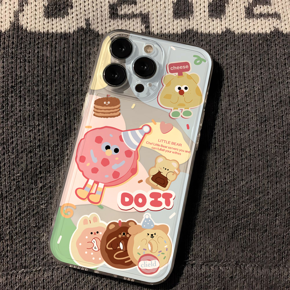 饼干小人苹果15手机壳iPhone14promax新7/8plus软壳13/12/11/xr/6