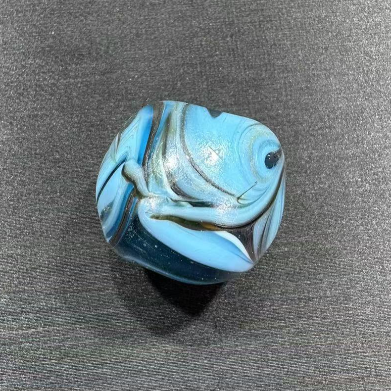 002藏区精品琉璃圆珠