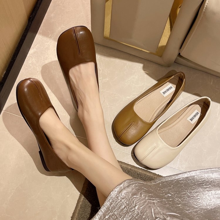 韩系软底蹄单鞋女春夏潮款秋季玛丽珍法式圆头平底玛丽珍女鞋