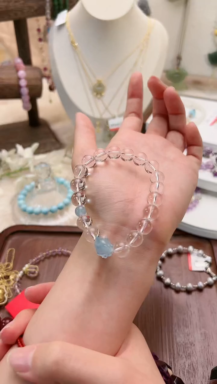 【闪购商品】水晶手链未镶嵌颜色微差多样性发货发其一