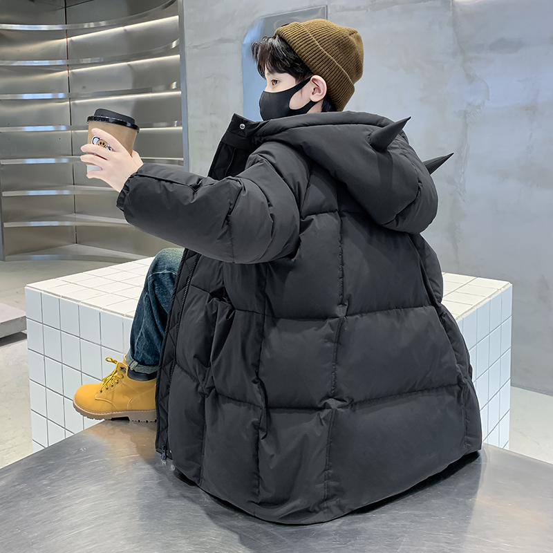 巴拉巴拉童年儿童装男童冬装中长款羽绒服2023冬季新款中大童加厚