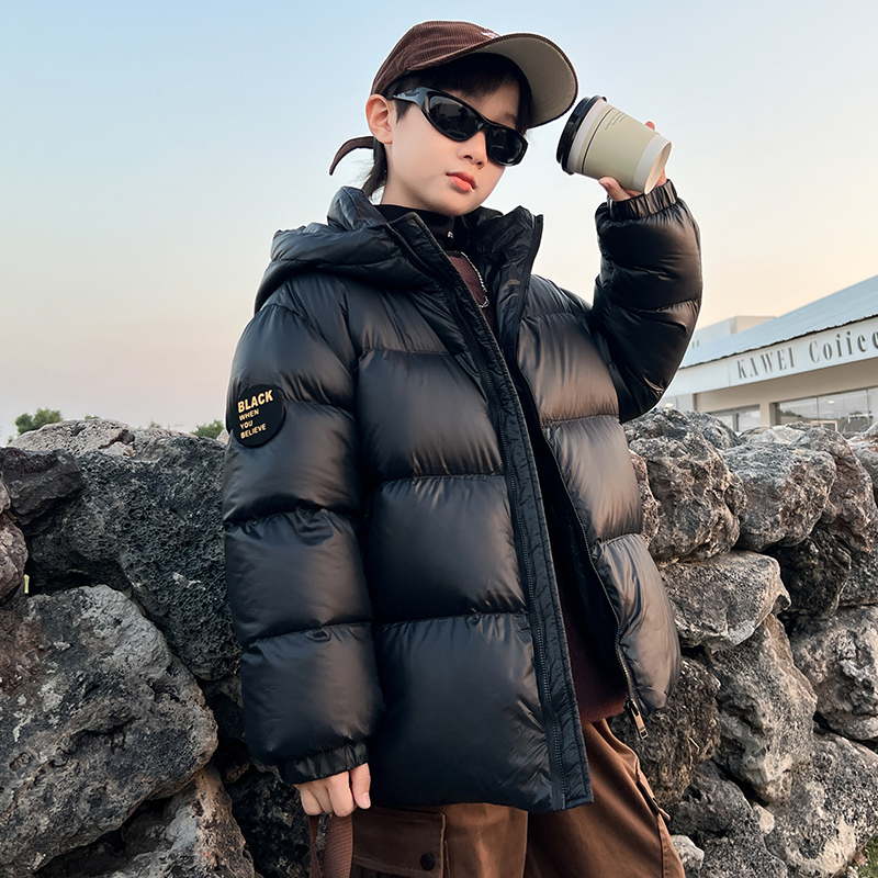 巴拉巴拉童年男童冬季加厚羽绒服2023新款儿童中大童装冬季洋气男