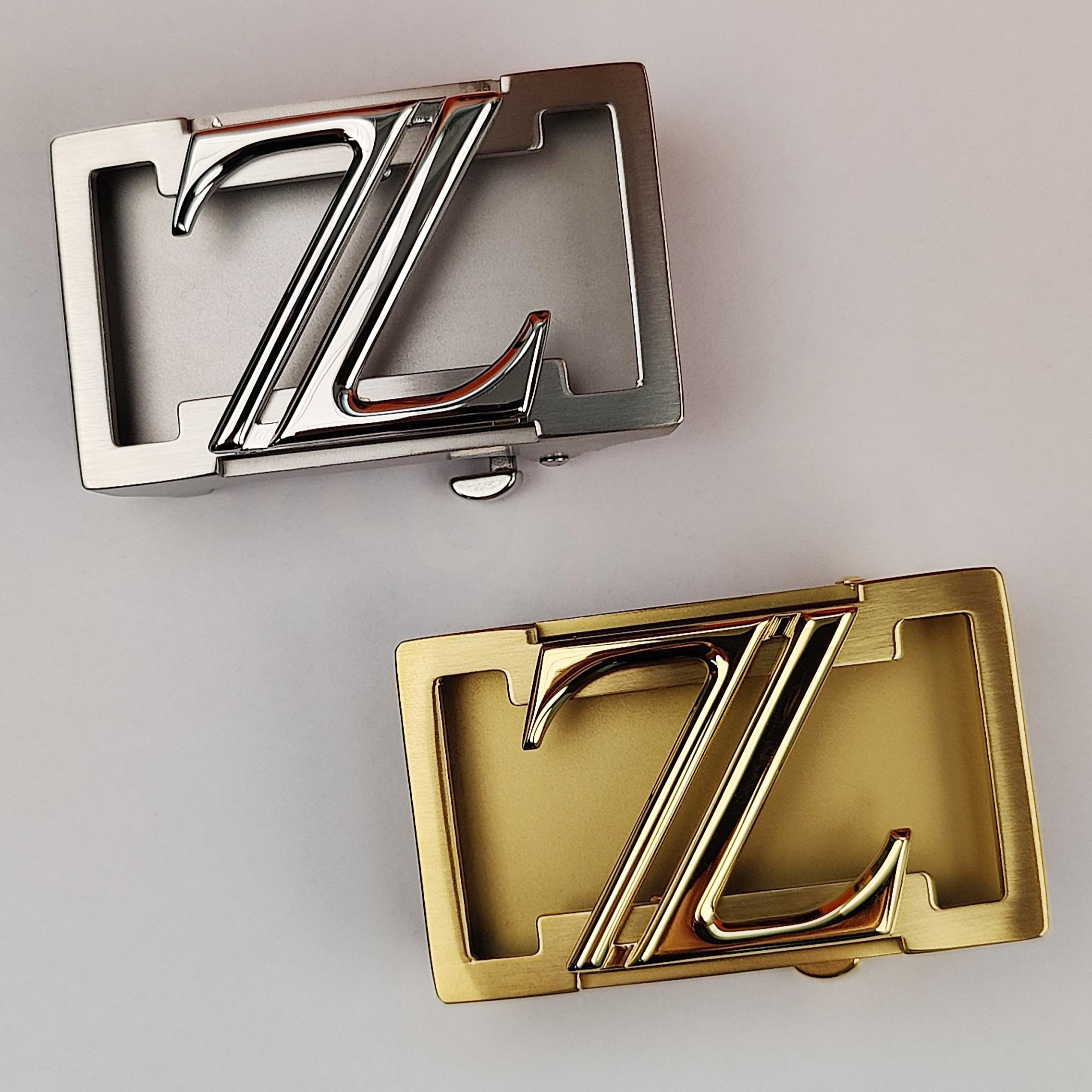 男士不锈钢皮带扣3.5内穿自动扣皮带头潮流时尚内川腰带扣定制款