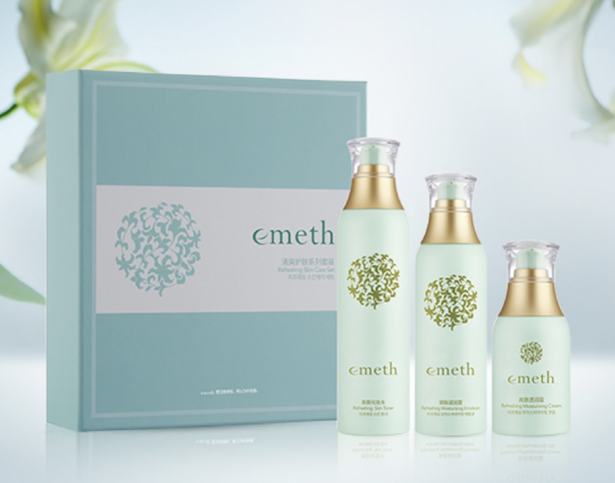 上海维娜化妆品叶玫香清爽护肤系列套装（清爽型）产品升级补水