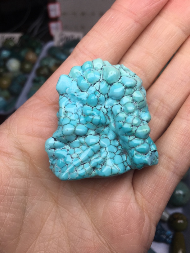 原矿绿松石随行 克价40 克重47.4