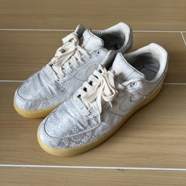 90新 maje AF1空军一号 白丝绸 鞋码45/9新