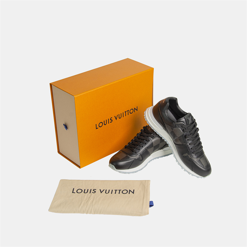 全新未使用 LouisVuitton/路易威登 男士印花拼接休闲鞋9码 L1001