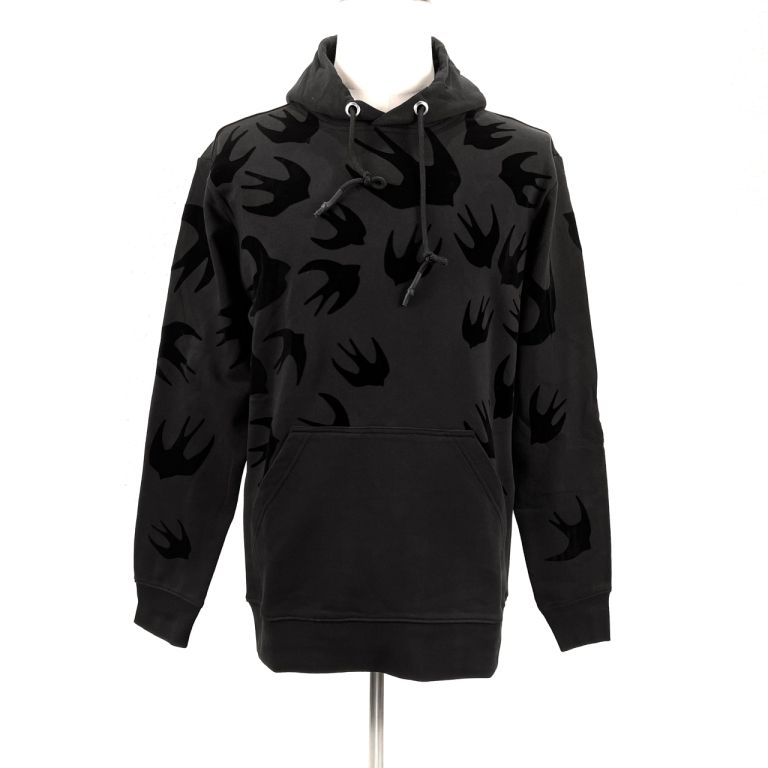 全新未使用 Alexander McQueen/亚历山大·麦昆 卫衣黑色S码A1503 