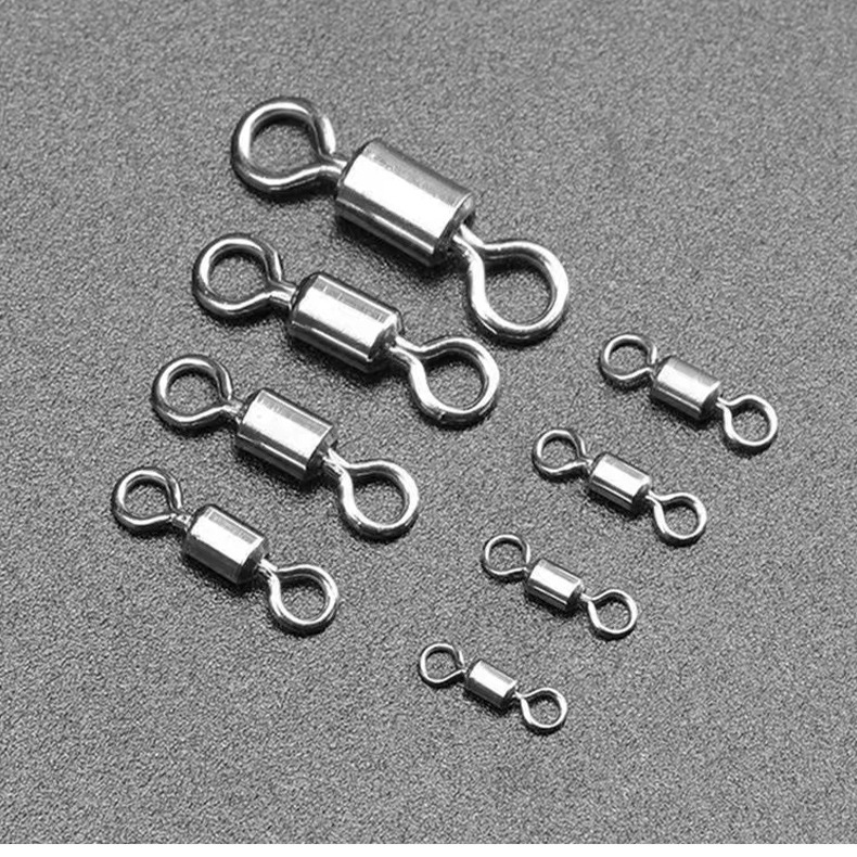 强拉力八字环2#4#6#8#10#12#高速连接器黑镍8子环不锈钢美式转环