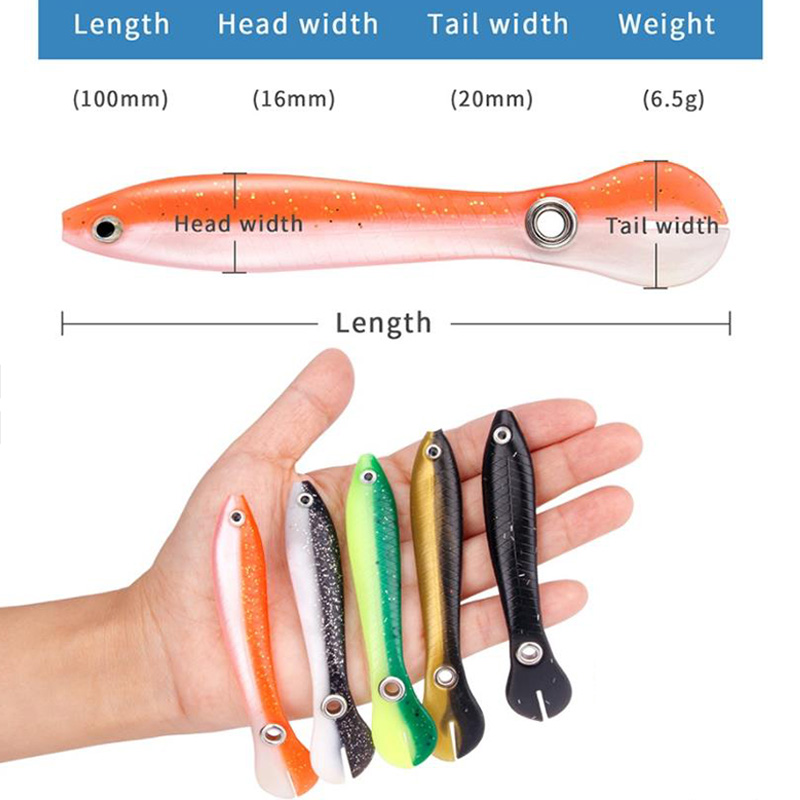 路亚饵暴躁的泥鳅仿生泥鳅假饵路亚软饵12色10cm/6g仿生摆尾