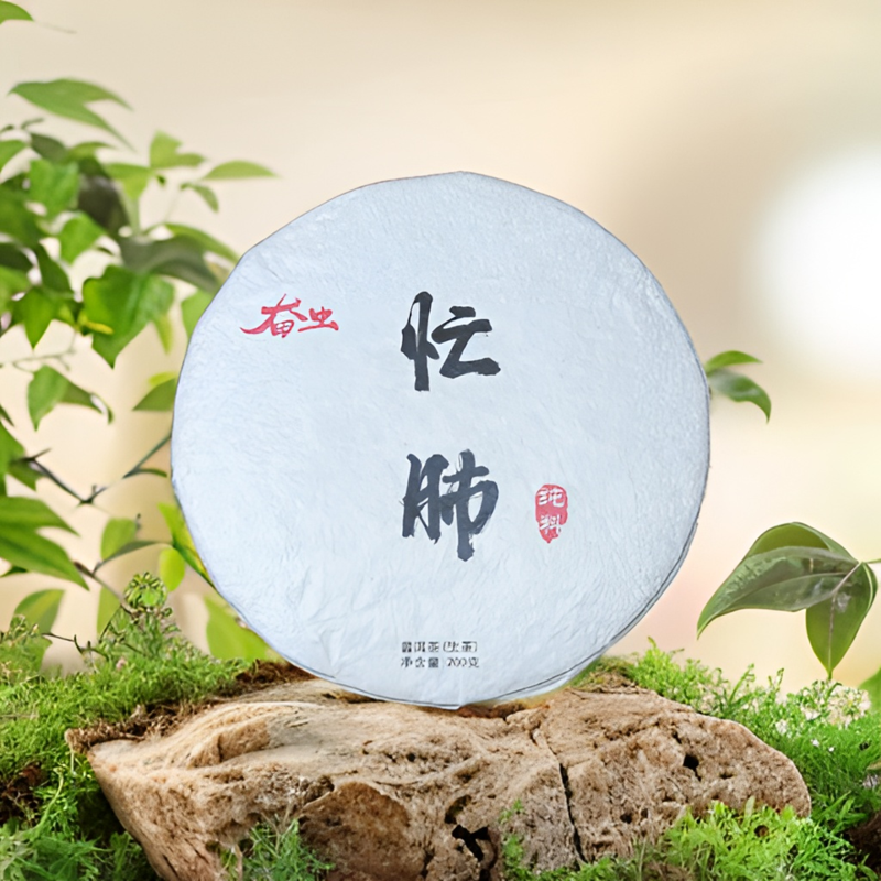云南临沧采茶忙肺生茶非常顺滑生普洱茶古树纯料饼茶200g手工生茶