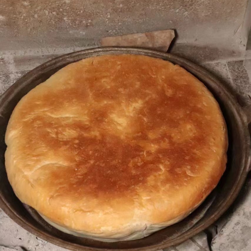 甘肃锅盔 手工烤制