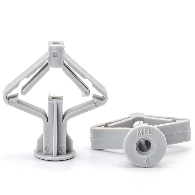 固定塑料M8蝴蝶型胀塞膨胀螺丝套装飞机螺丝钉胶塞石膏板