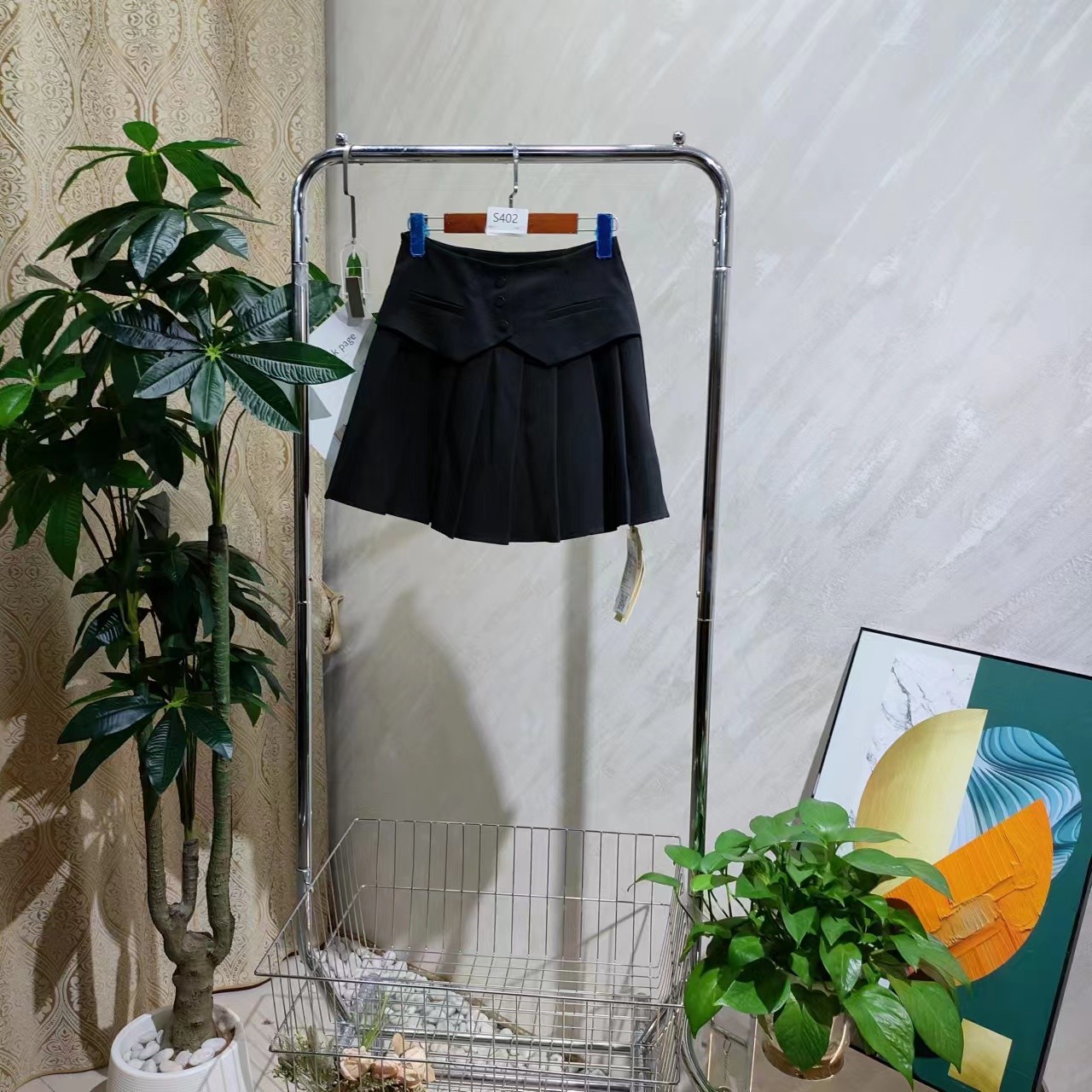  【H6140】 女士气质轻奢百搭短裙