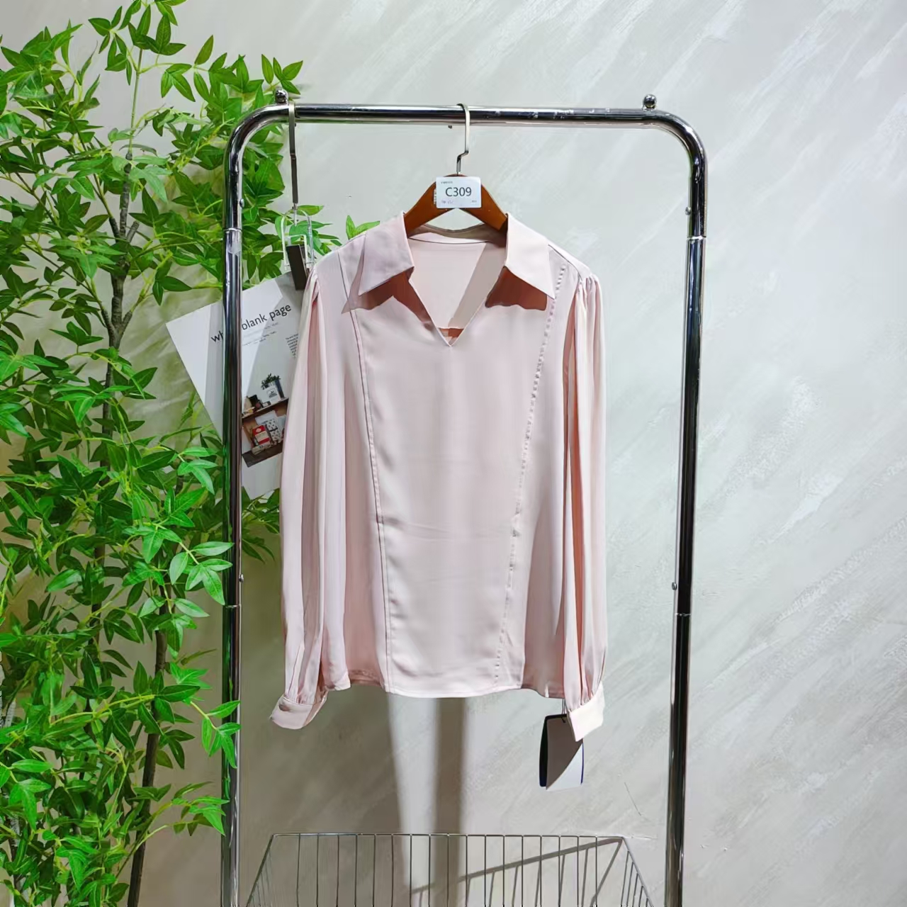 【H7114】 女士气质轻奢百搭衬衫