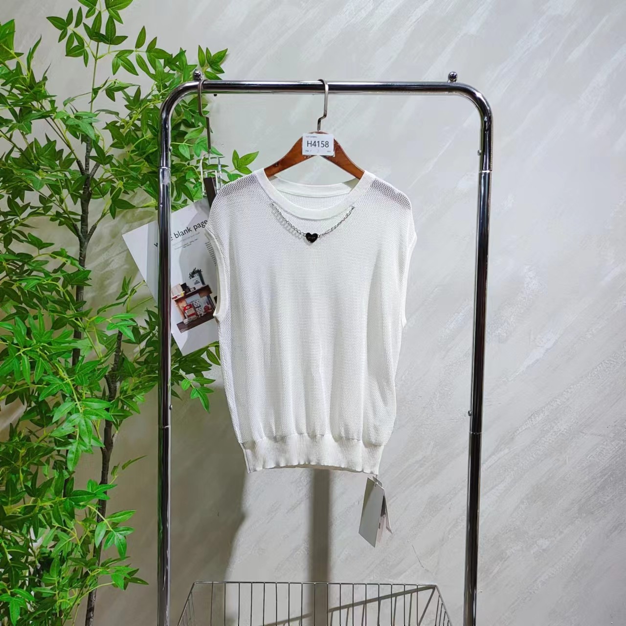【H4158】 女士气质轻奢百搭针织上衣