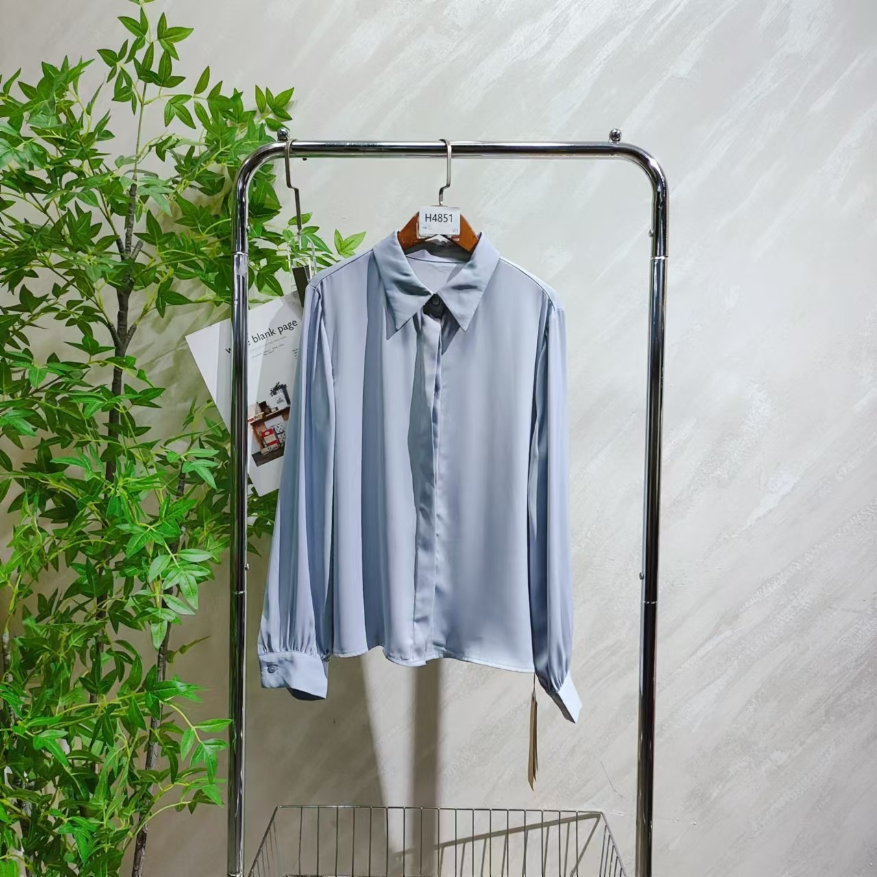 【H4851】 女士气质轻奢百搭衬衣