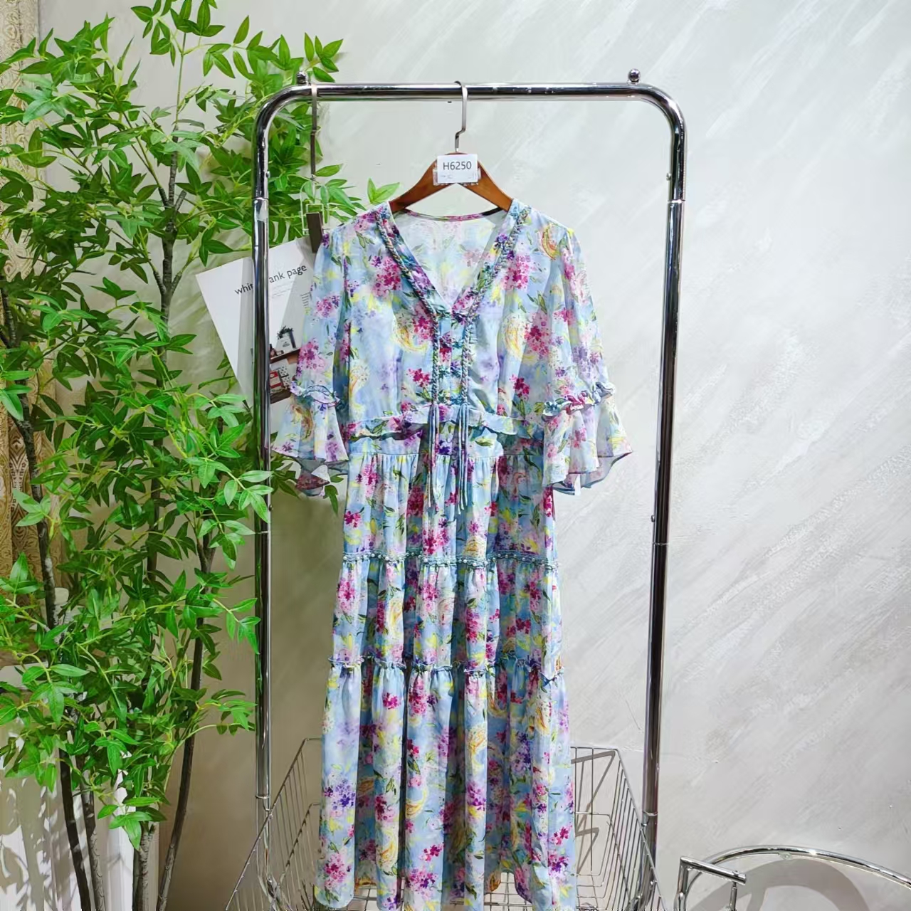 【H6250】女士气质轻奢百搭连衣裙