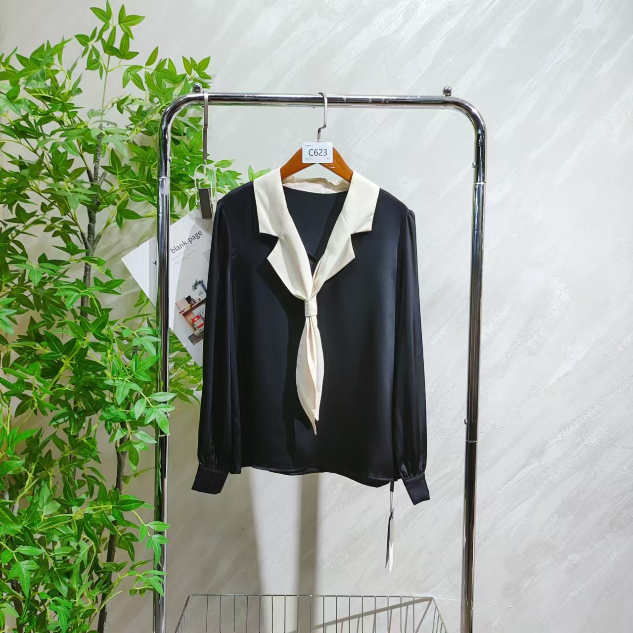 【H7118】 女士气质轻奢百搭衬衫