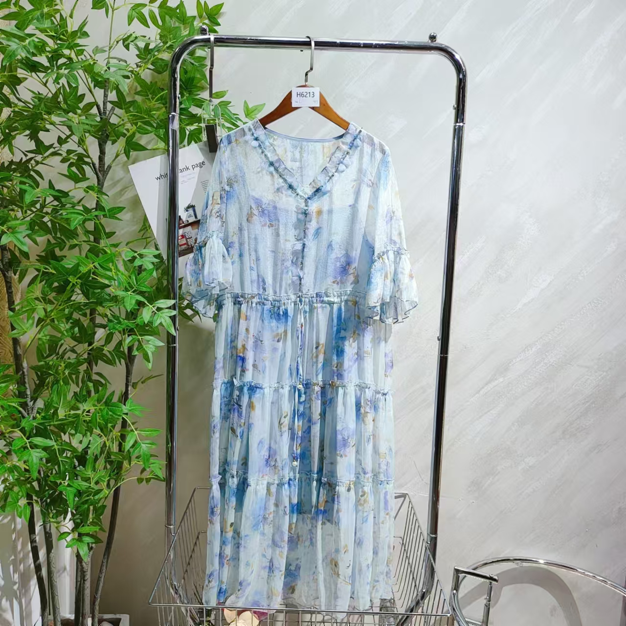 【H6213】 女士气质轻奢百搭连衣裙