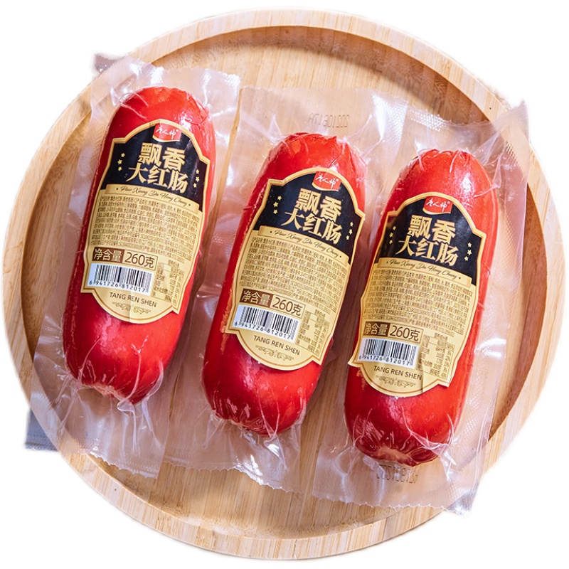 唐人神【限量】飘香大红肠260g高蛋白食品方便速食新鲜营养肉香