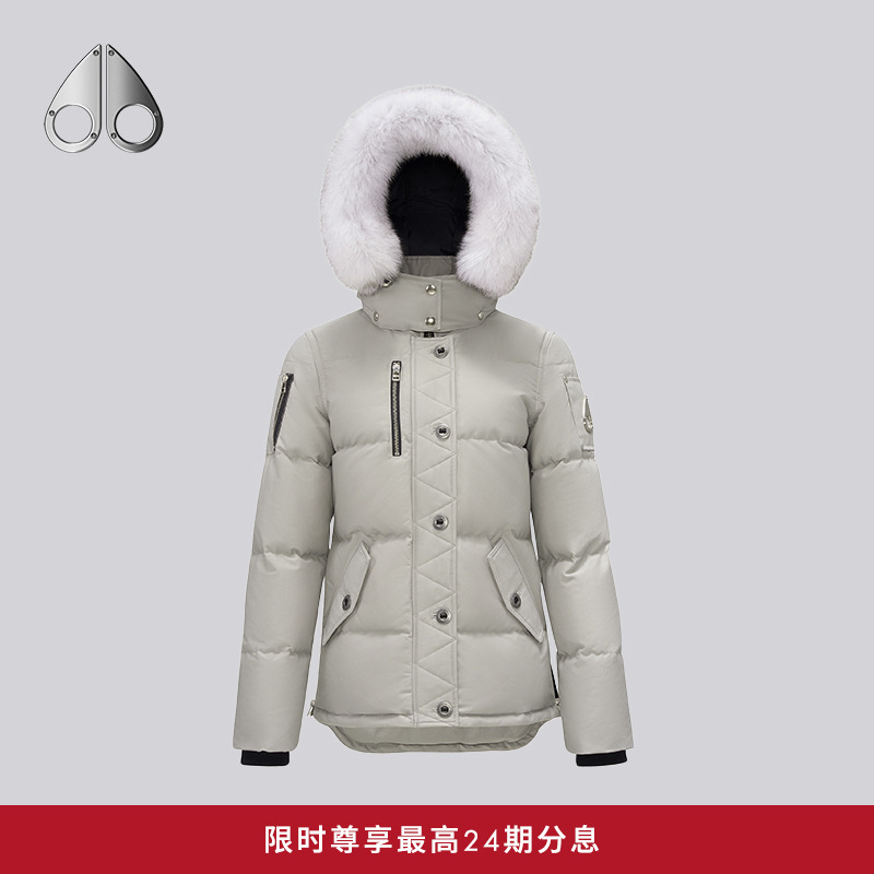 MOOSE KNUCKLES 3Q 大毛领加厚防寒保暖羽绒服外套女防寒