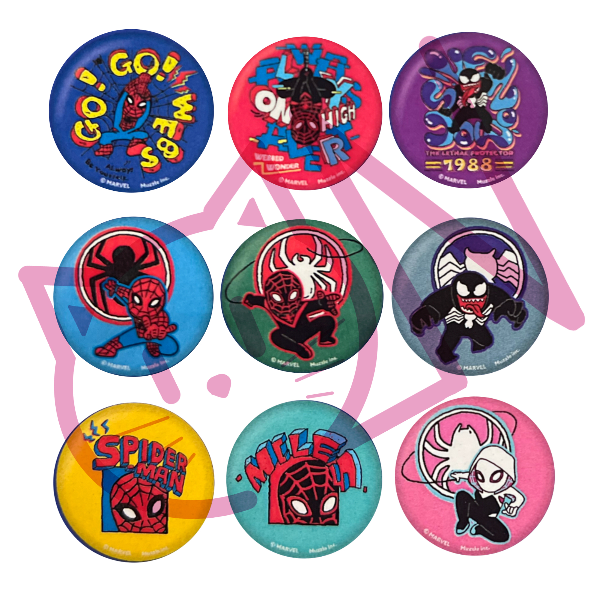 【喵N】蜘蛛侠Q版吧唧/徽章 日谷正版